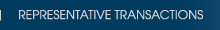 Representative Transactions
